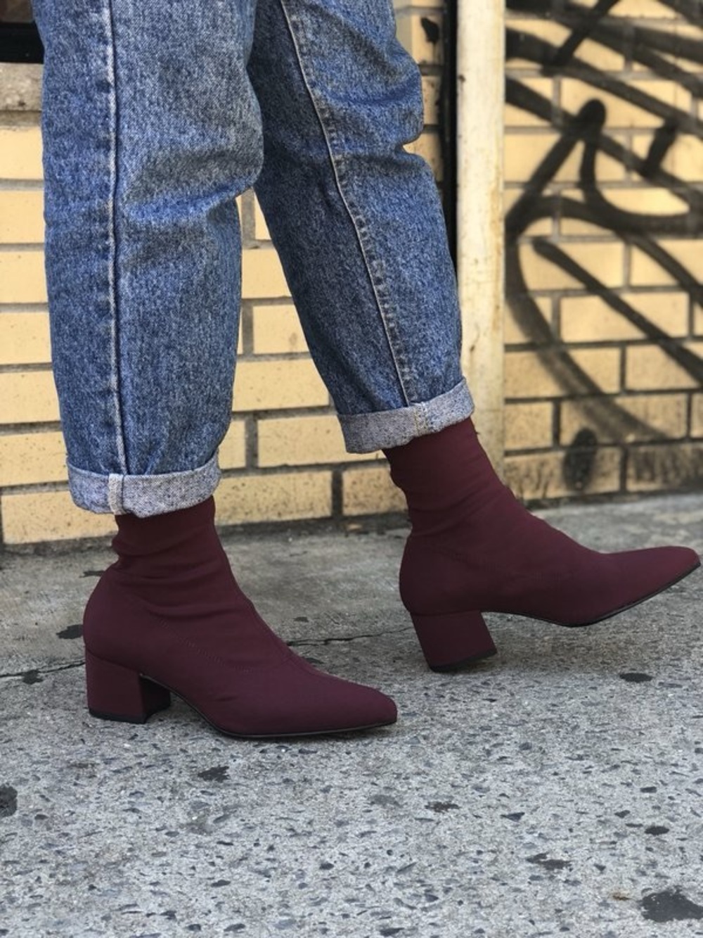 Vagabond Mya Stretch Boot in Bordo